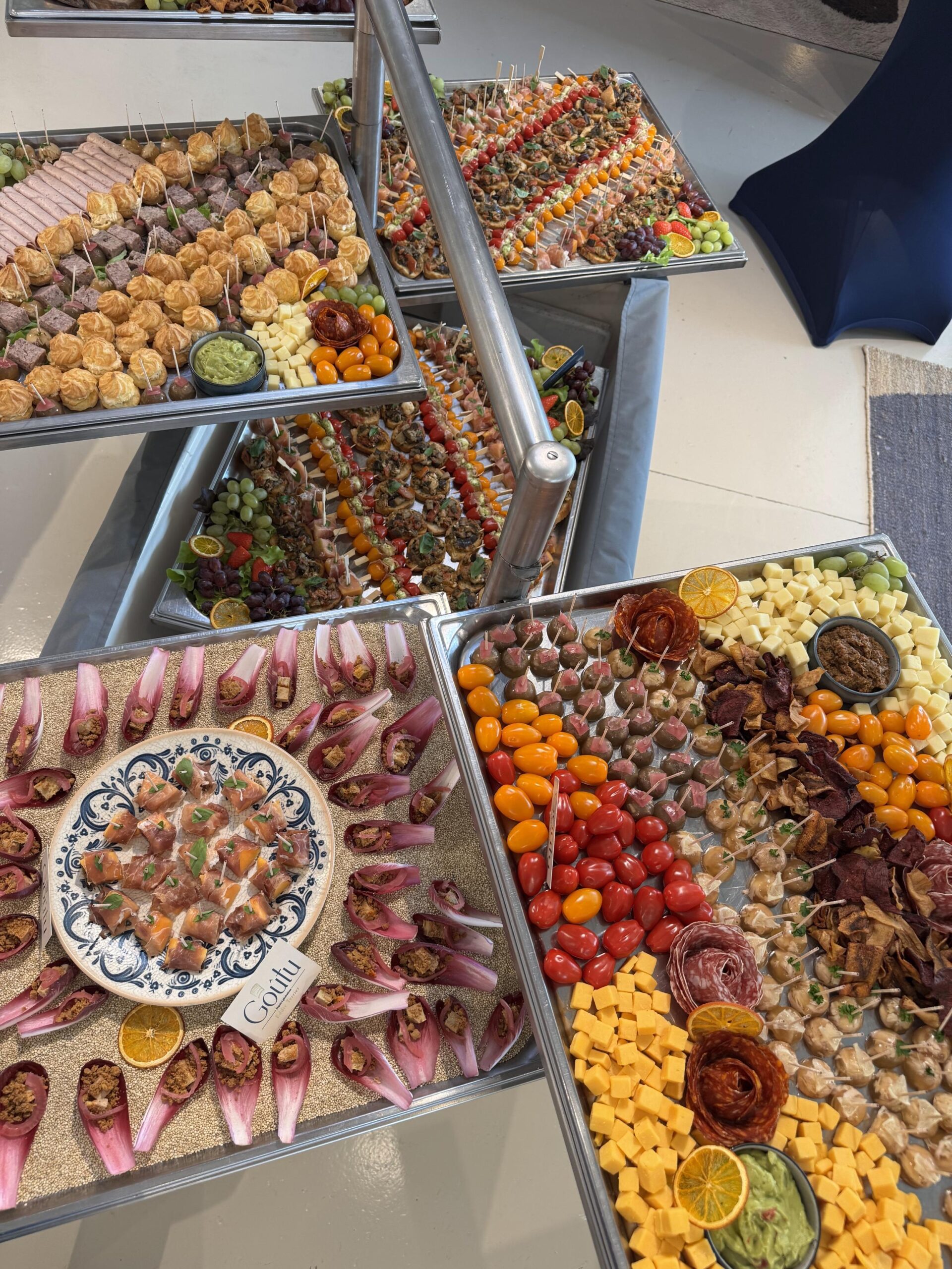 Buffet in Walking Dinner-vorm